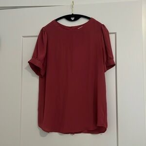 Loft Button Back Blouse